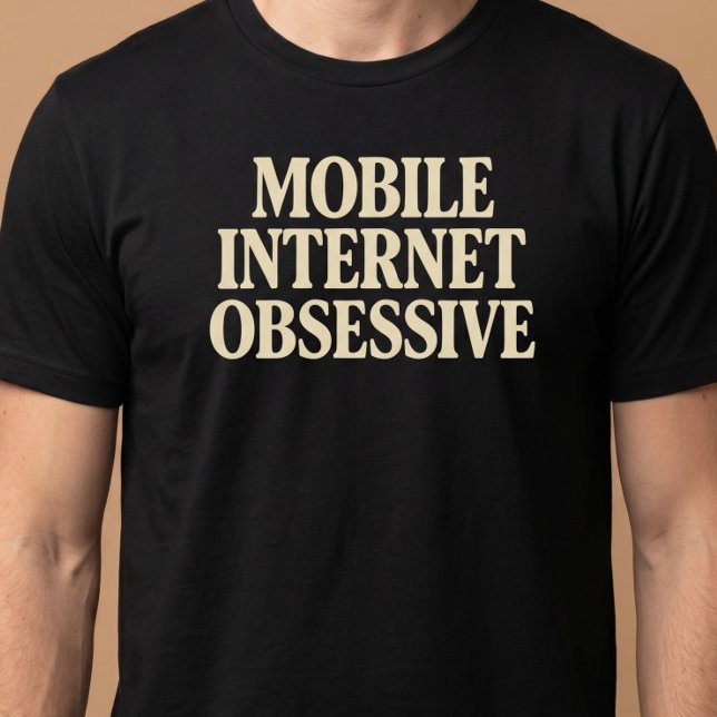 Mobilinternetmissbrukare T Shirt (Skapare uppladdad)