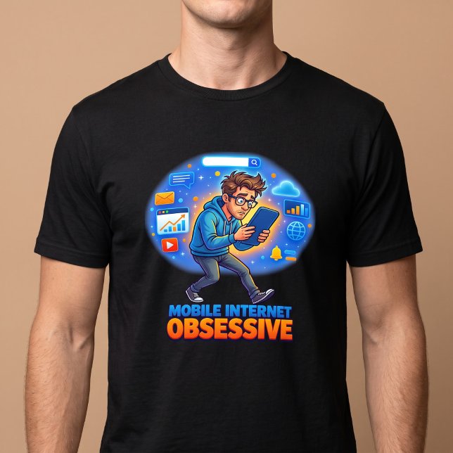 Mobilinternetmissbrukare T Shirt (Skapare uppladdad)