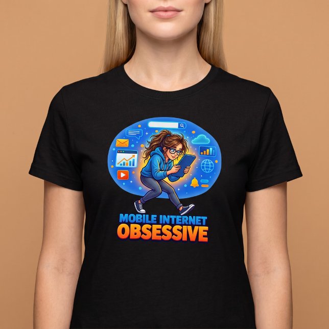 Mobilinternetmissbrukare T Shirt (Skapare uppladdad)
