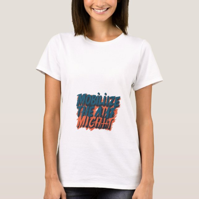 Mobilisera milen t shirt (Framsida)