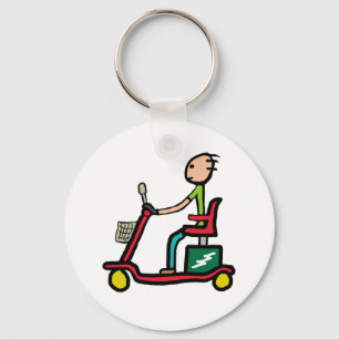 Mobility Scooter Nyckelring