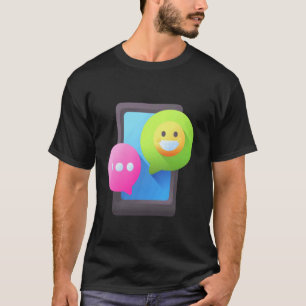 Mobilmeddelandetext Notifieringschatt T Shirt