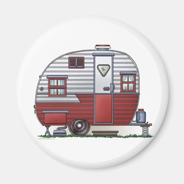 Mobilscout Camper Magnet (Framsidan)
