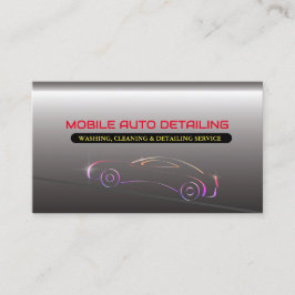 Mobilt automatiskt Tvättande, Städning och detalje Visitkort