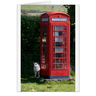 Mobilt hem hälsningskort