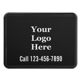 Mobilt mallnummer för svartvitt här Logotypen Dragkroksskydd