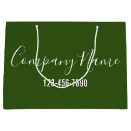 Mobilt nummer för Business Namn Grönt och vitt skr