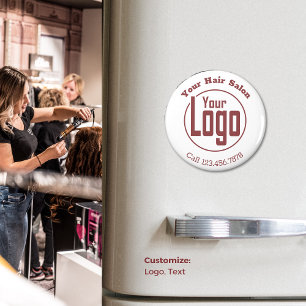 Mobilt nummer för säljfrämjande SMB Logotyp Compan Magnet