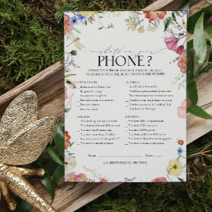 Mobilt spel för Möhippa av Blommigt bakgrund