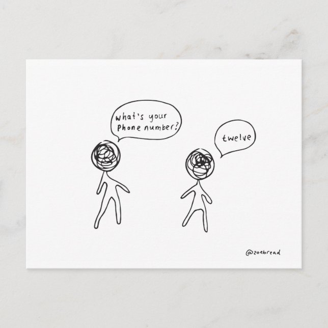 mobilt vykort för nummer (Framsida)