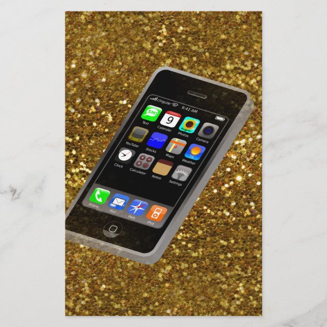 mobiltelefon brevpapper (Framsida)