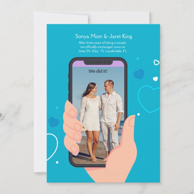 Mobiltelefon Foto Meddelande (Framsida)