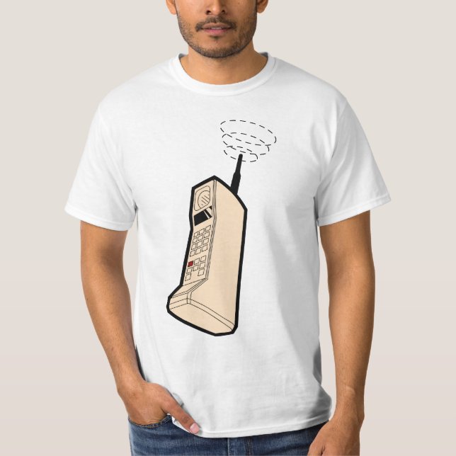 Mobiltelefon T-shirt (Framsida)