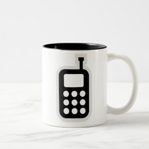 Mobiltelefon Två-Tonad Mugg