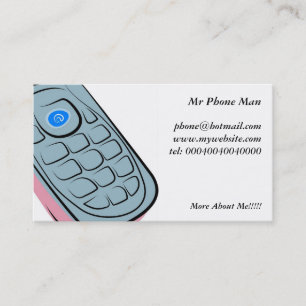 Mobiltelefon Visitkort