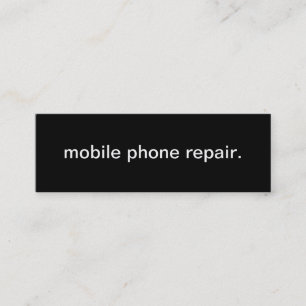 Mobiltelefonen reparerar den tjänste- visitkorten mini visitkort