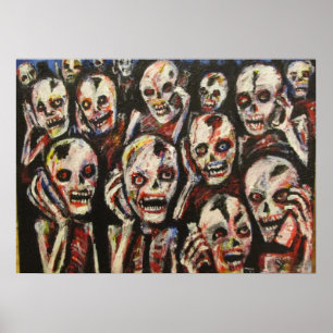 MobiltelefonZombies vid jacken larson Poster