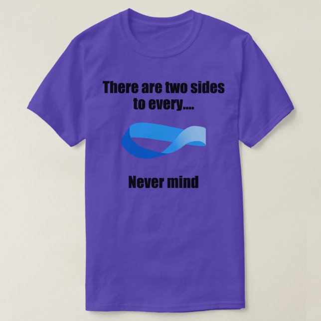 Mobiusremsan på två sidor t shirt (Design framsida)