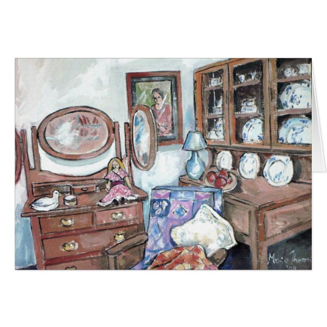 Möblemang från Long sedan Hälsningskort (Framsidan Horizontal)