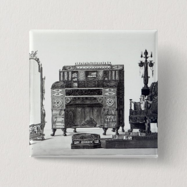 Möblemang i den Grecian stilen Knapp (Framsida)