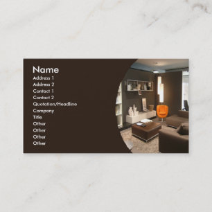 Möblemang/inredingsdesign Visitkort
