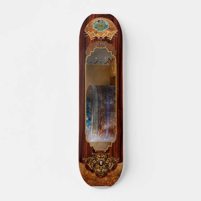 Möbler - hattaskar med böljande mönster skateboard bräda 20,5 cm (Framsida)