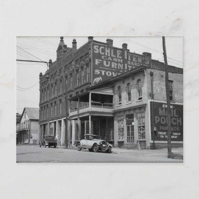 Möbler shoppar i E. Liverpool Vykort (Framsida)