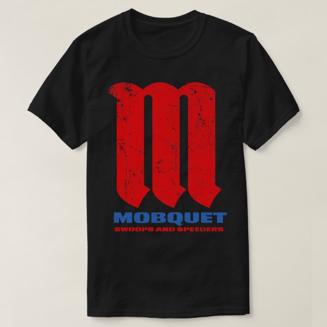Mobquet-datorer och -högtalare t shirt (Design framsida)