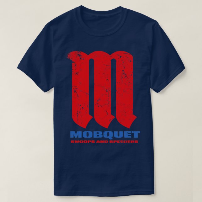 Mobquet-datorer och -högtalare t shirt (Design framsida)