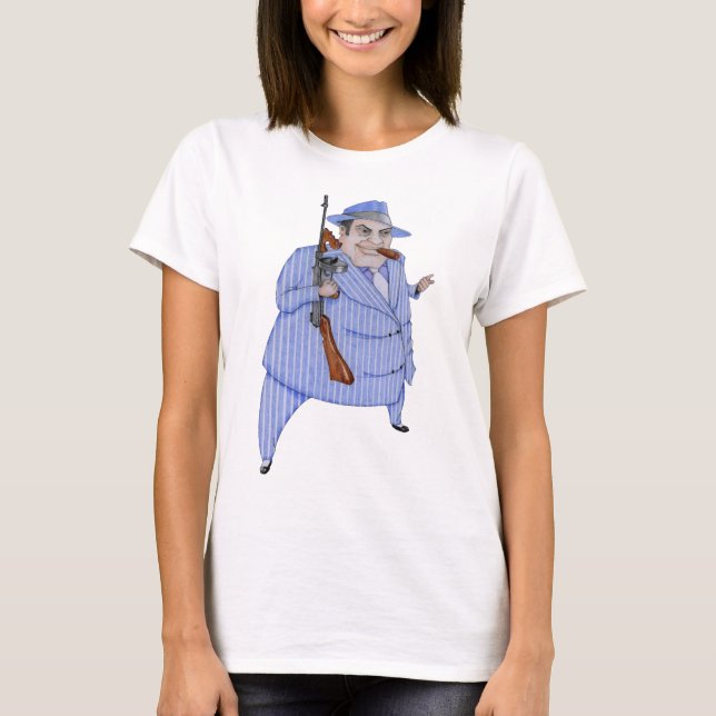 Mobster Chef Dam T-shirt (Framsida)