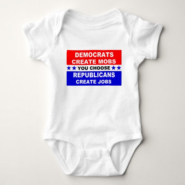 Mobster för Skapa av demokrater T Shirt (Framsida)