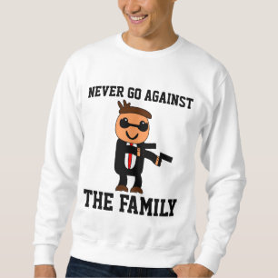 MOBSTER GANGSTER MAFIA Funny Manar-Shirts Lång Ärmad Tröja
