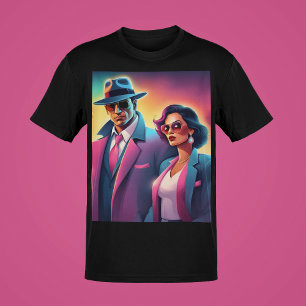Mobster Guy/Woman/Lämplig Mobster Gang Collection T Shirt