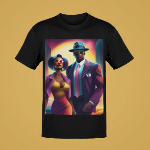 Mobster Guy/Woman/Lämplig Mobster Gang Collection T Shirt