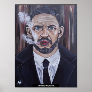 Mobster-målningen av Alfred Fox Poster