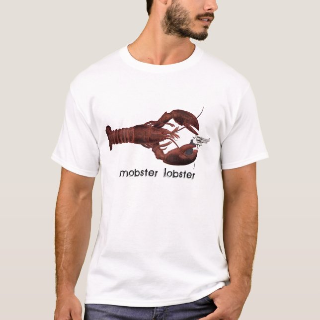 Mobsterhummert-skjorta Tee Shirt (Framsida)