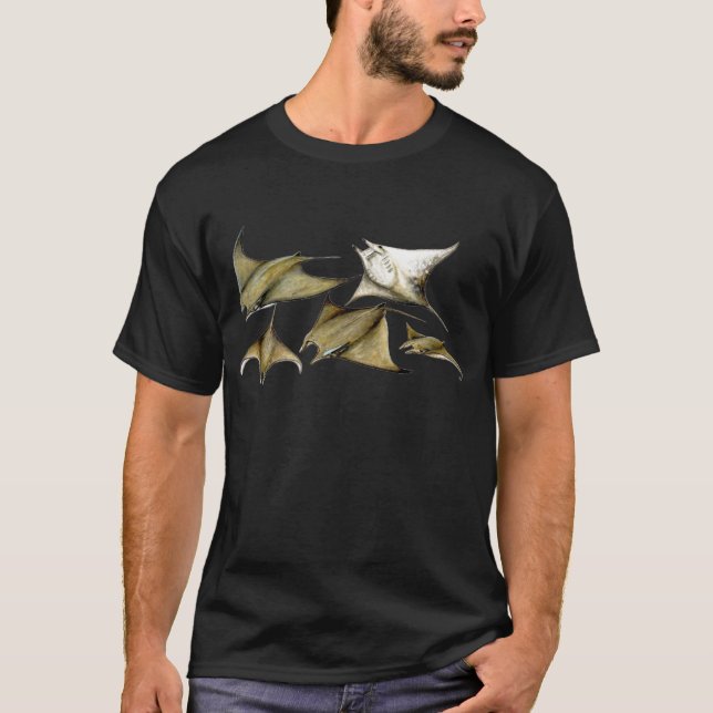 Mobula tarapacana - Chilean Devil Mantas Tee (Framsida)