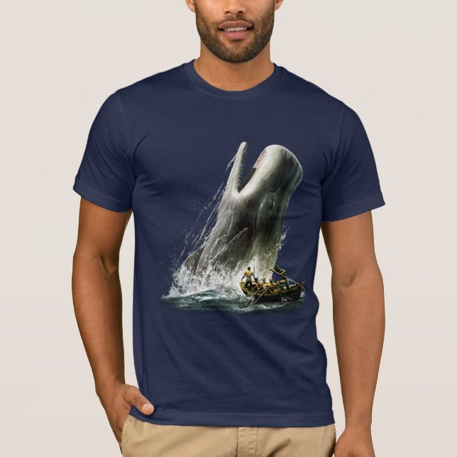 Moby-Deckare eller val T-shirt (Framsida)