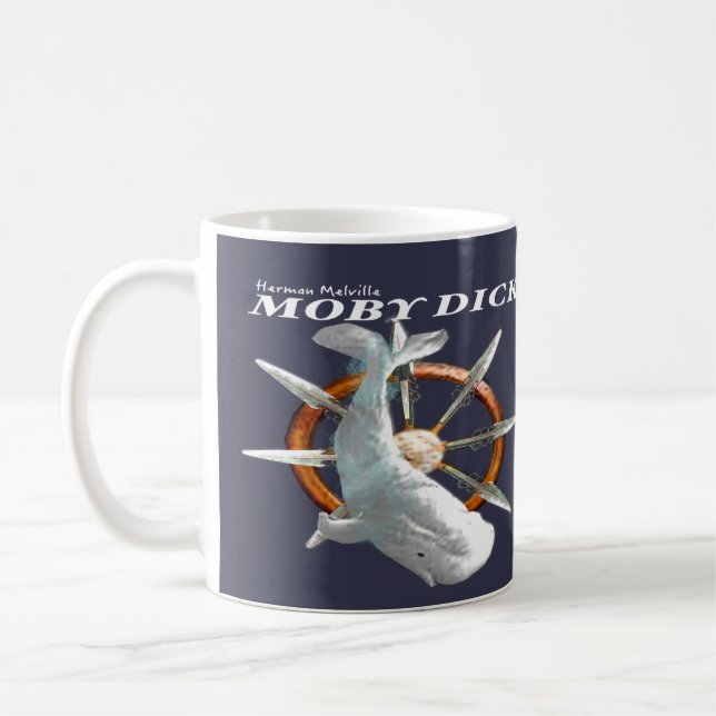 Moby deckarecitationstecken kaffemugg (Vänster)