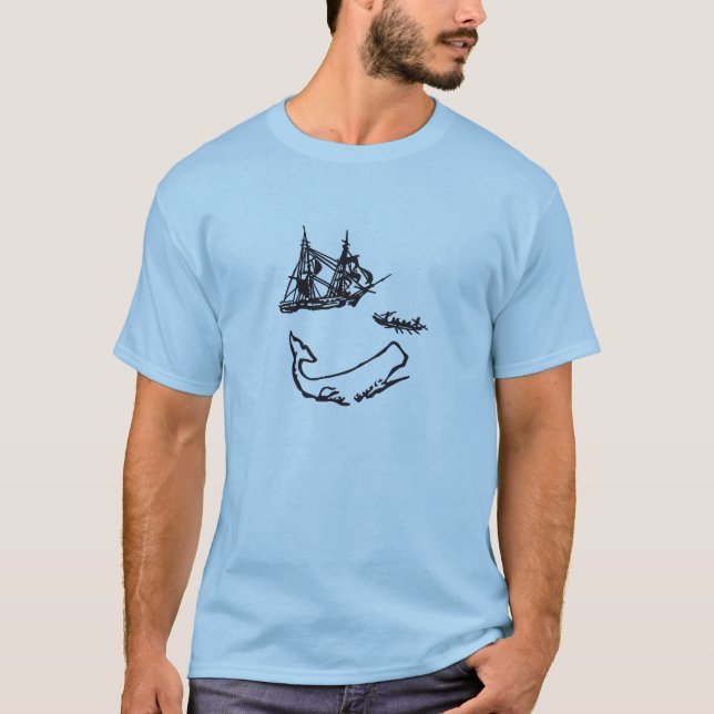 Moby deckareillustration tee (Framsida)