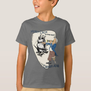 Moby-Dick eller Whale ~ Kapten Ahab ~ Spyglass Tee