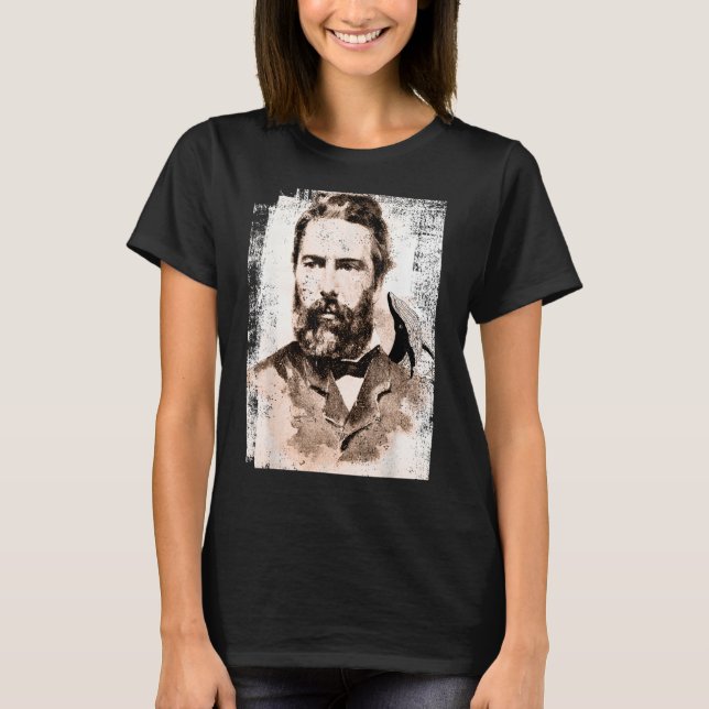 Moby Dick, Herman Melville val T Shirt (Framsida)