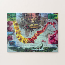 Moby Dick Herman MelvilleThe resa med Pequod Pussel