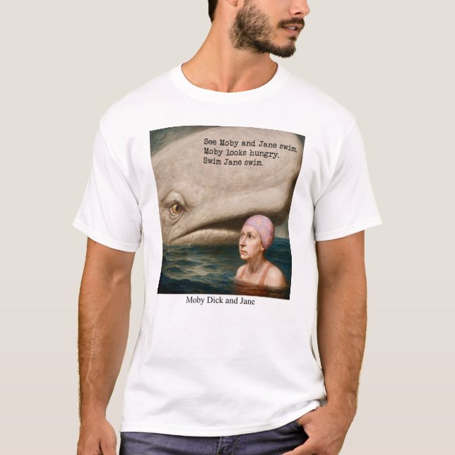 Moby Dick och Jane T Shirt (Framsida)
