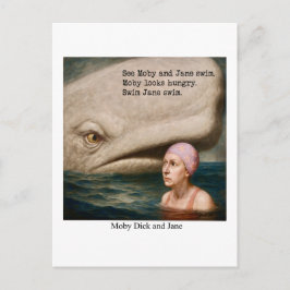 Moby Dick och Jane Vykort