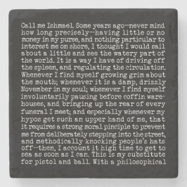 Moby Dick Open av Herman Melville Stenunderlägg