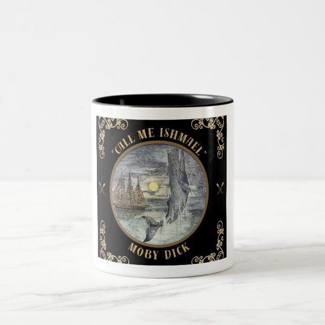 Moby Dick Quote Mugg (Center)