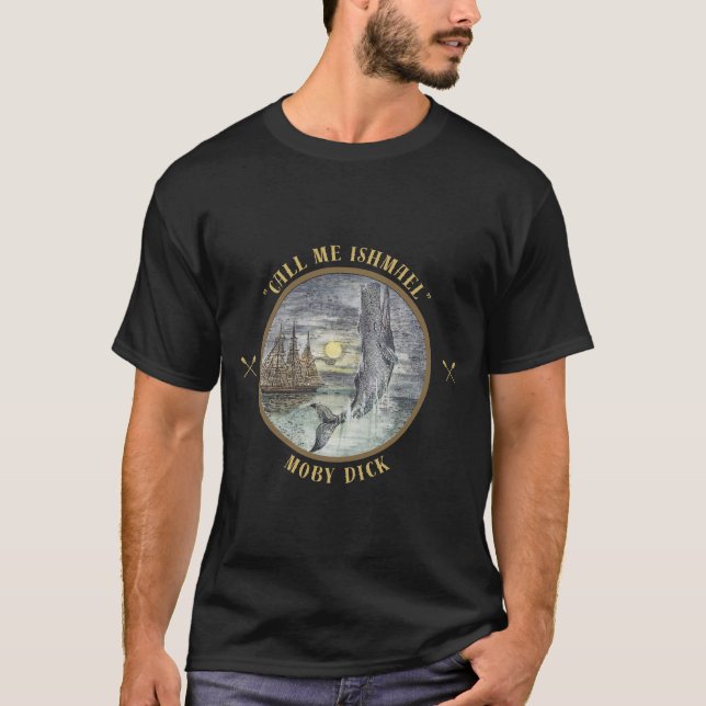 Moby Dick Quote T-Shirt (Framsida)
