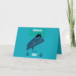 Moby Dick Sea Fantasy | Tjock havs- och sjöservin Kort