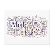 Moby Dick, sista kapitlen, ord-vykort